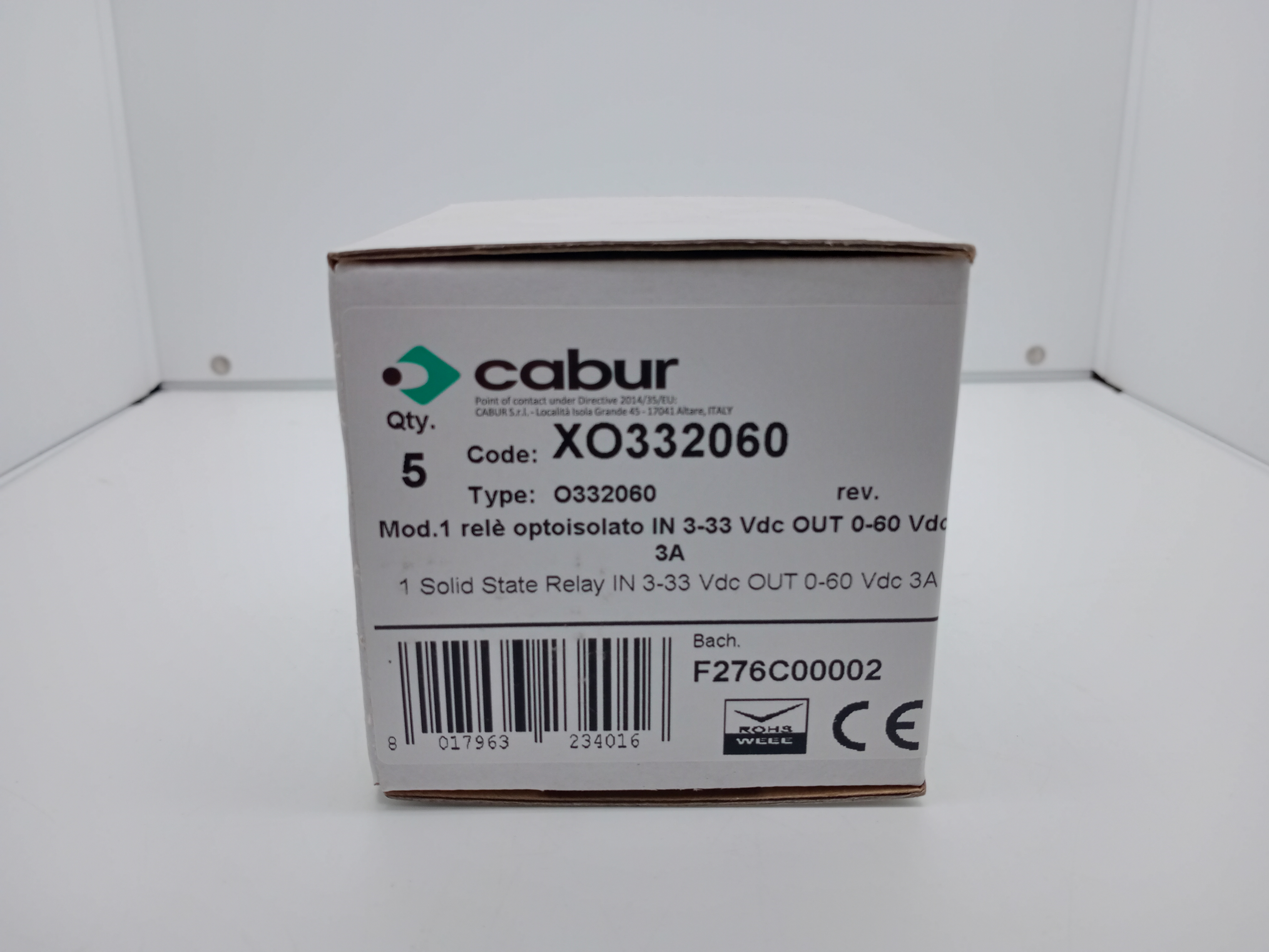 Cabur Relay XO332060