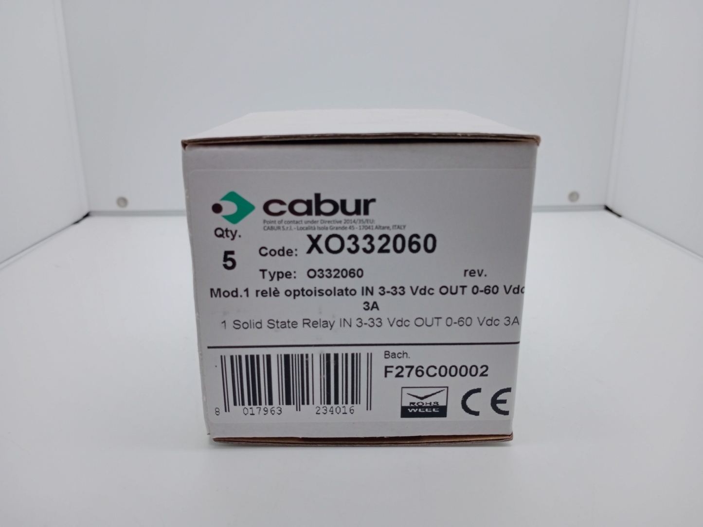 Cabur Relay XO332060