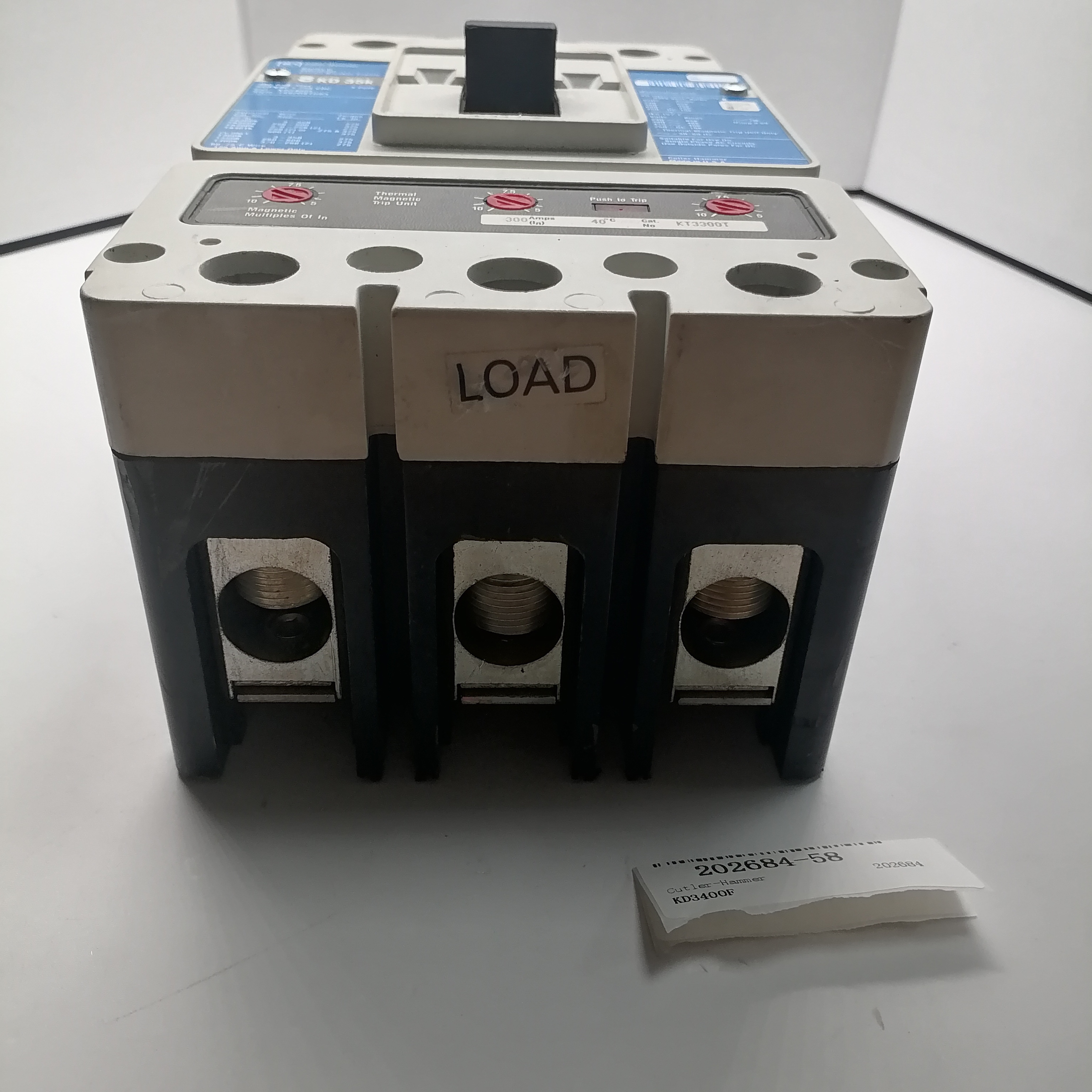 Cutler-Hammer Curcuit Breaker KD3400F
