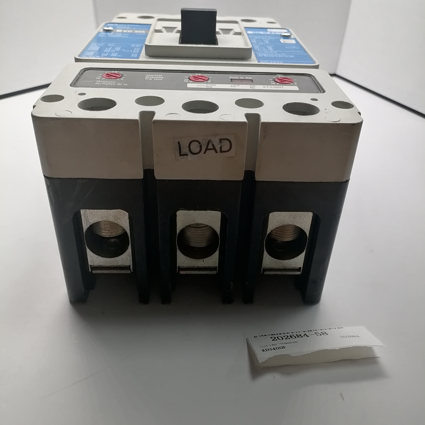 Cutler-Hammer Curcuit Breaker KD3400F