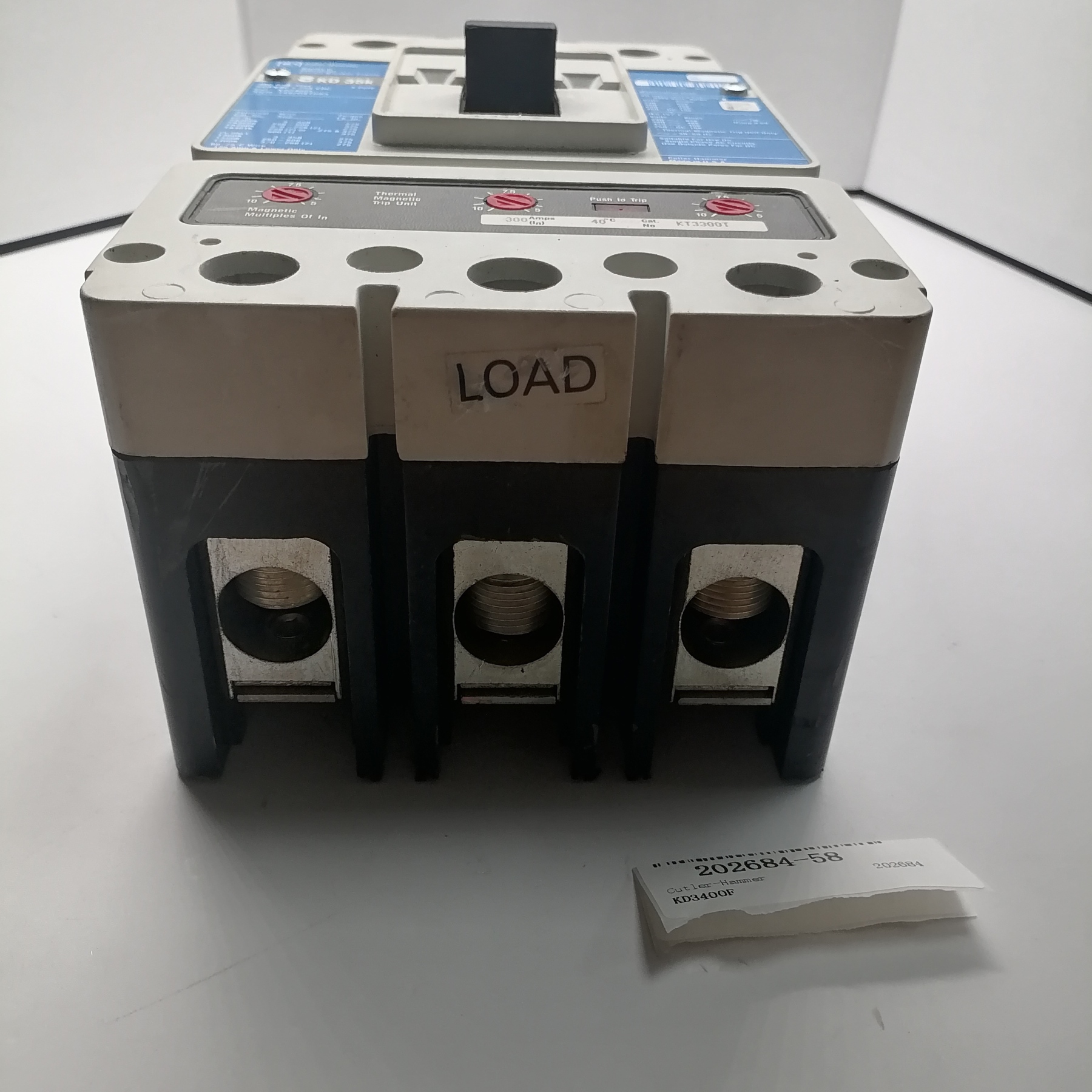 Cutler-Hammer Curcuit Breaker KD3400F