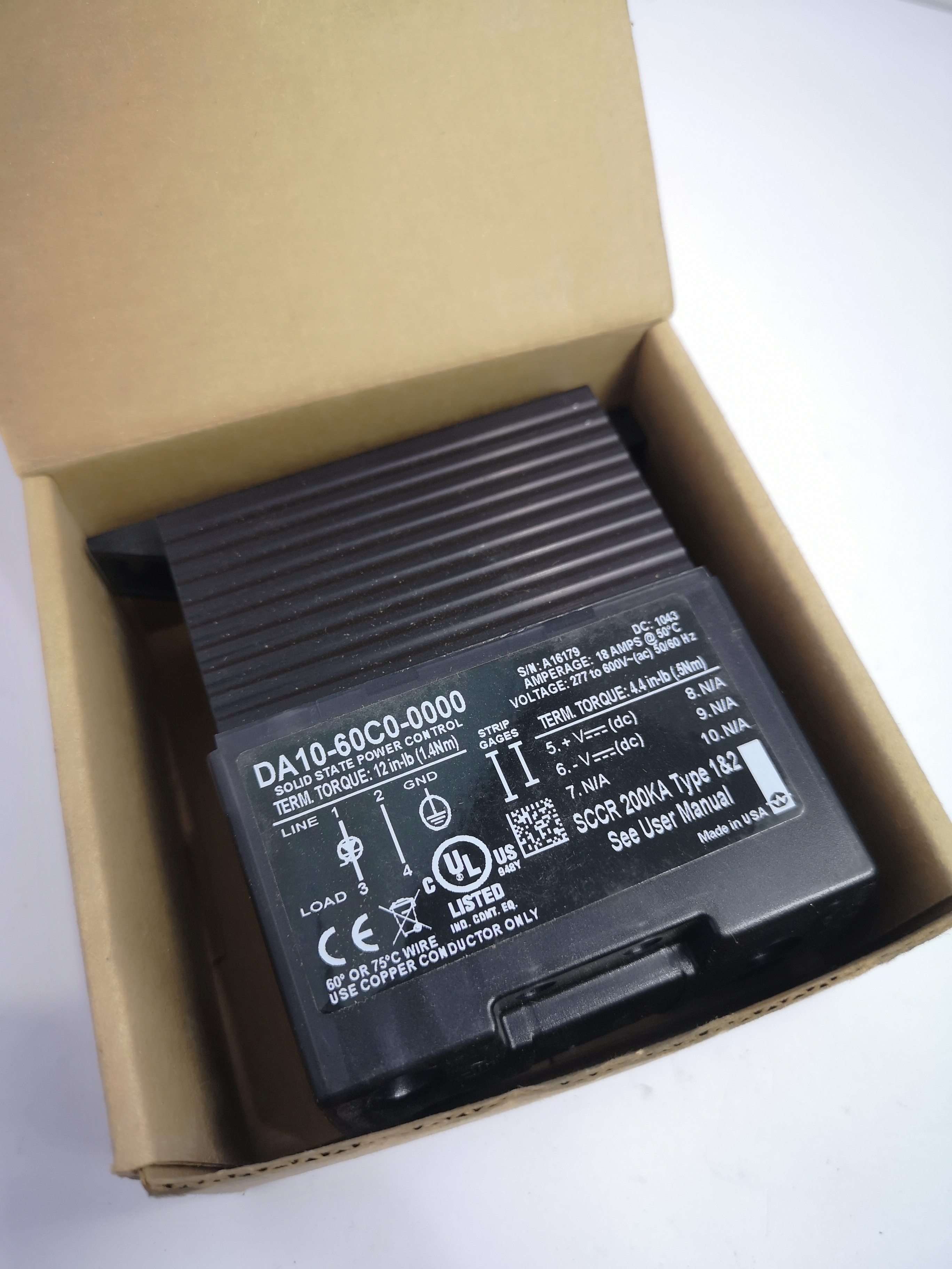 WATLOW DA10-60C0-0000 Relay