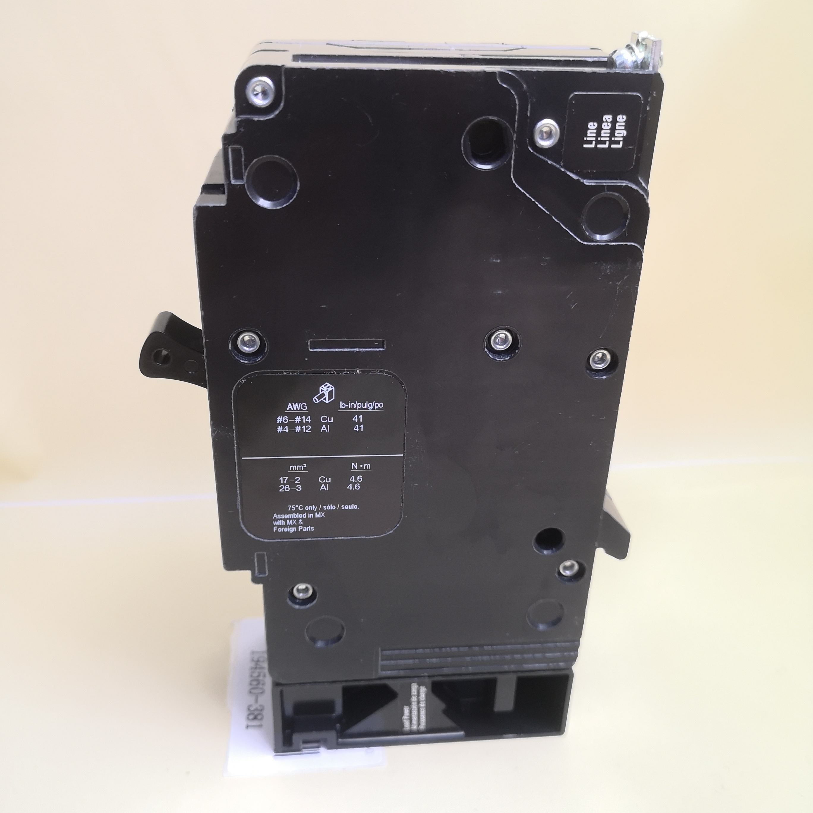 SQUARE D Circuit Breaker EGB14015EPD