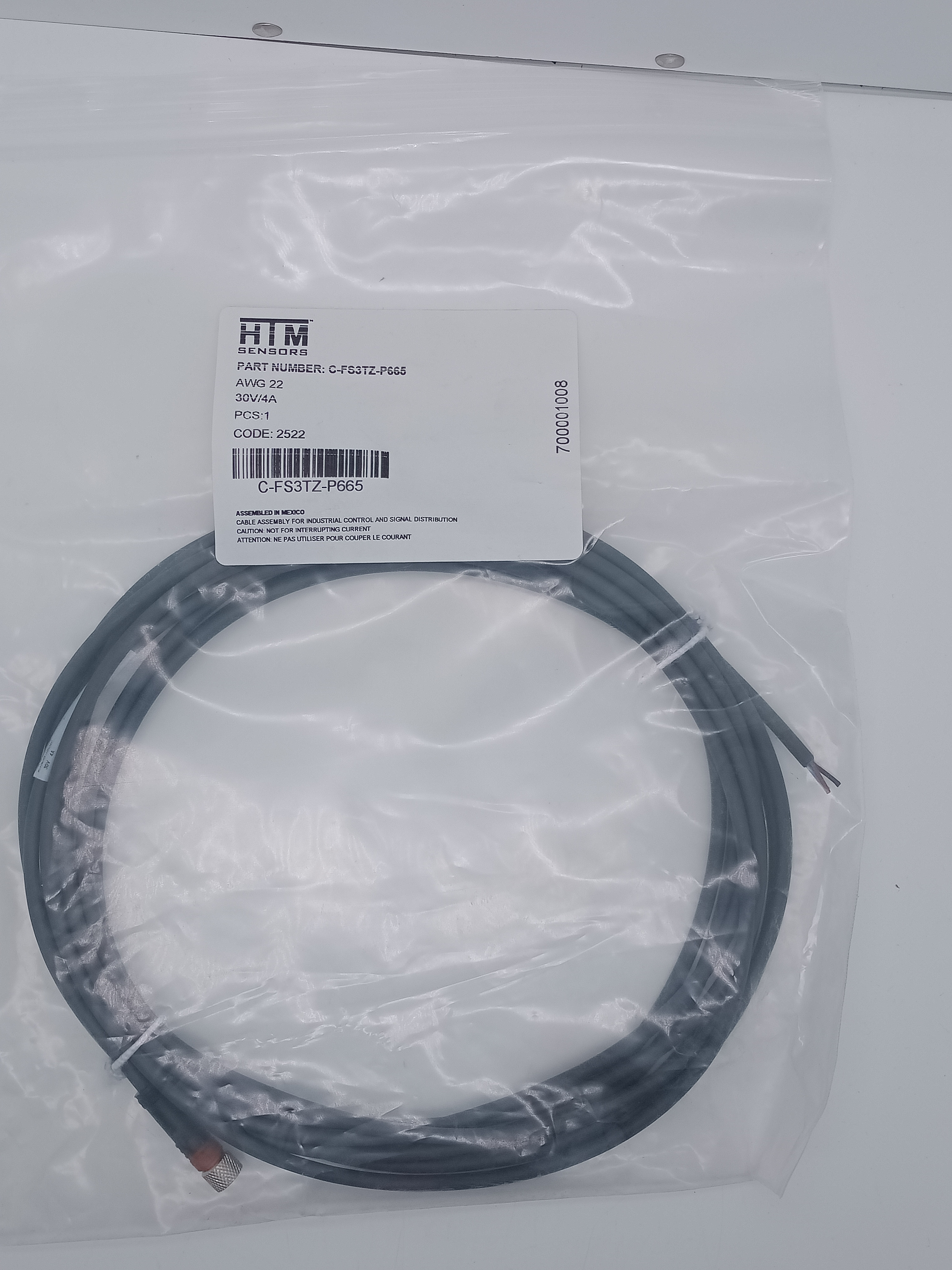 HTM Sensors cable C-FS3TZ-P665