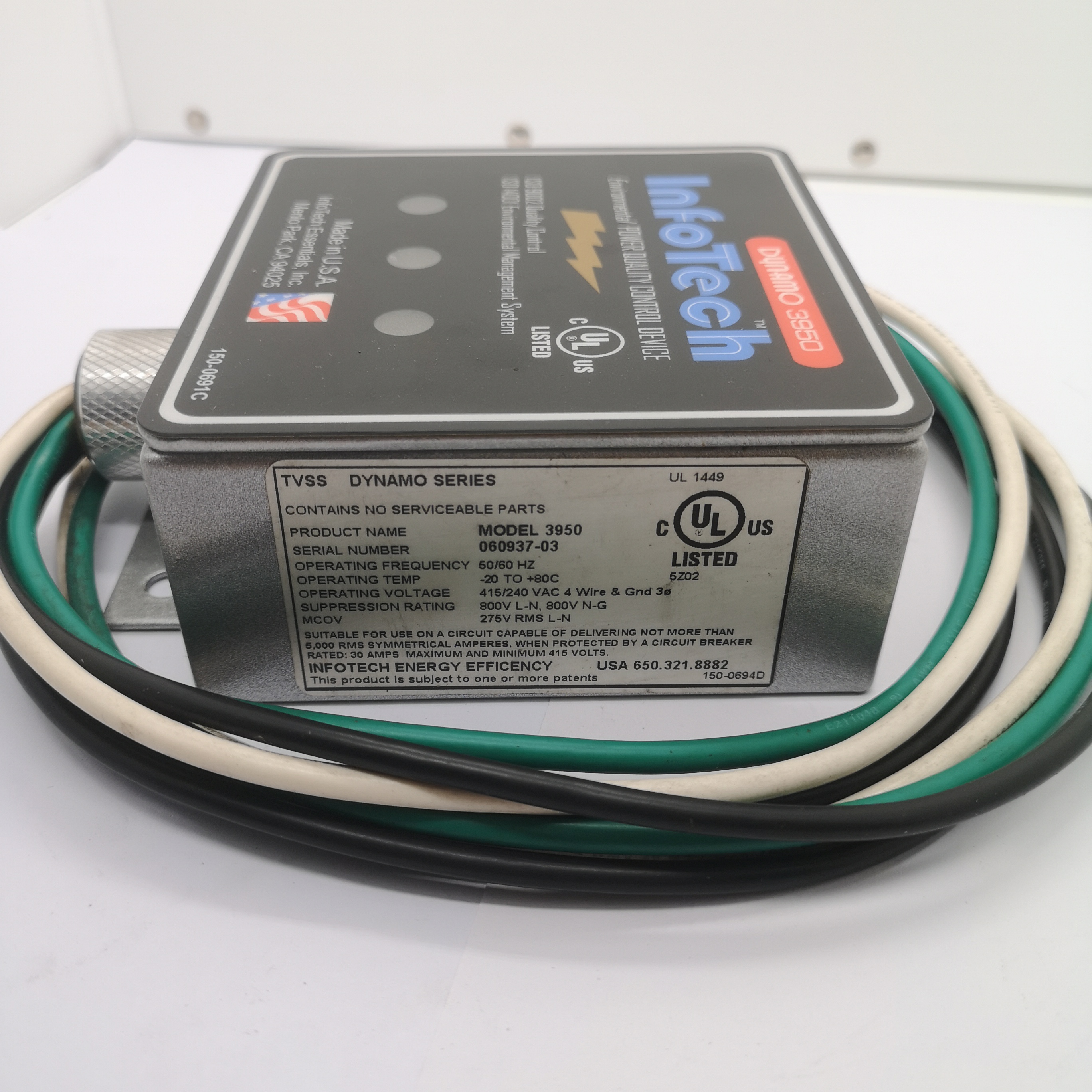 InfoTech 3950 Surge Suppressor