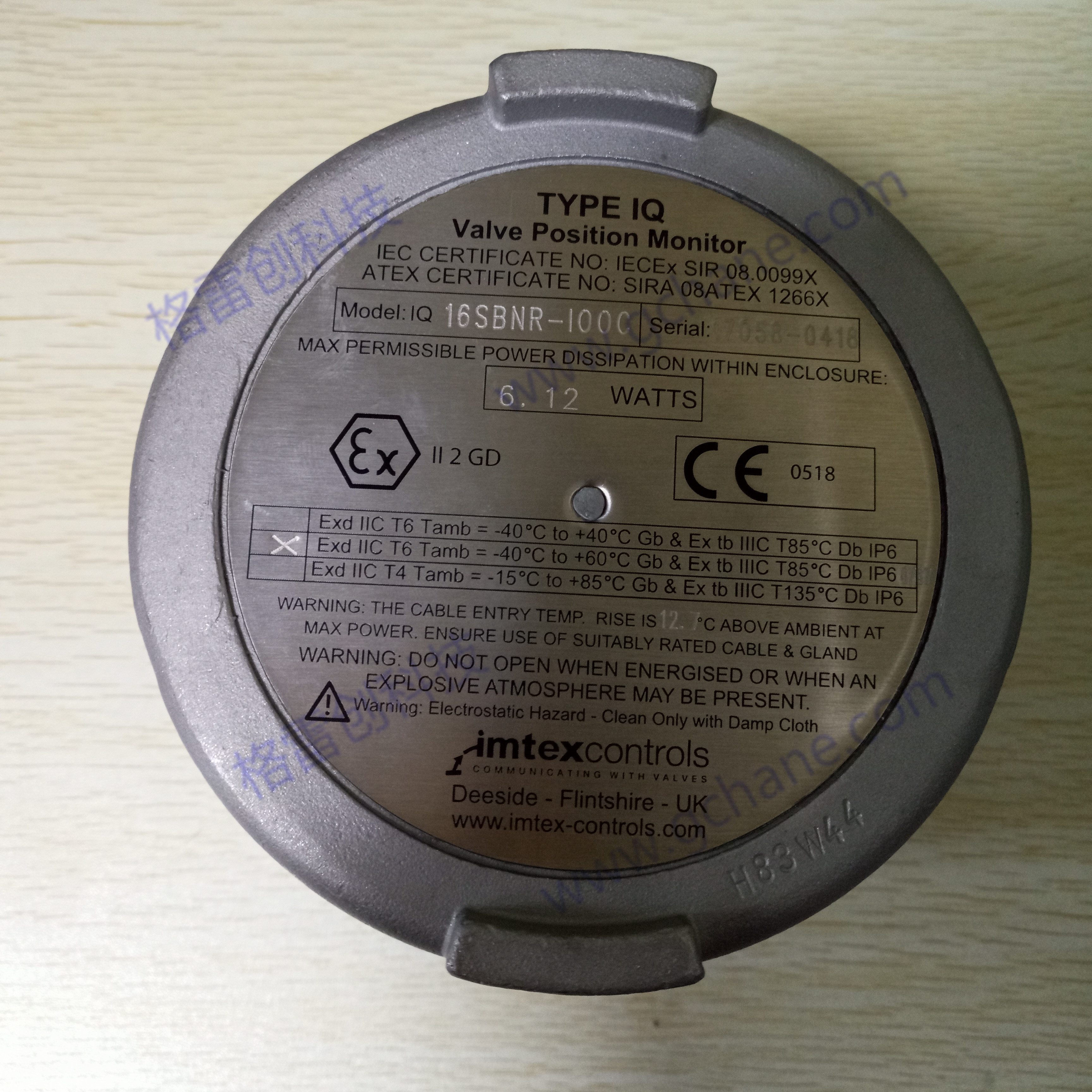 IMTEX Valve feedback switch IQ16SBNR-100C 74618-09