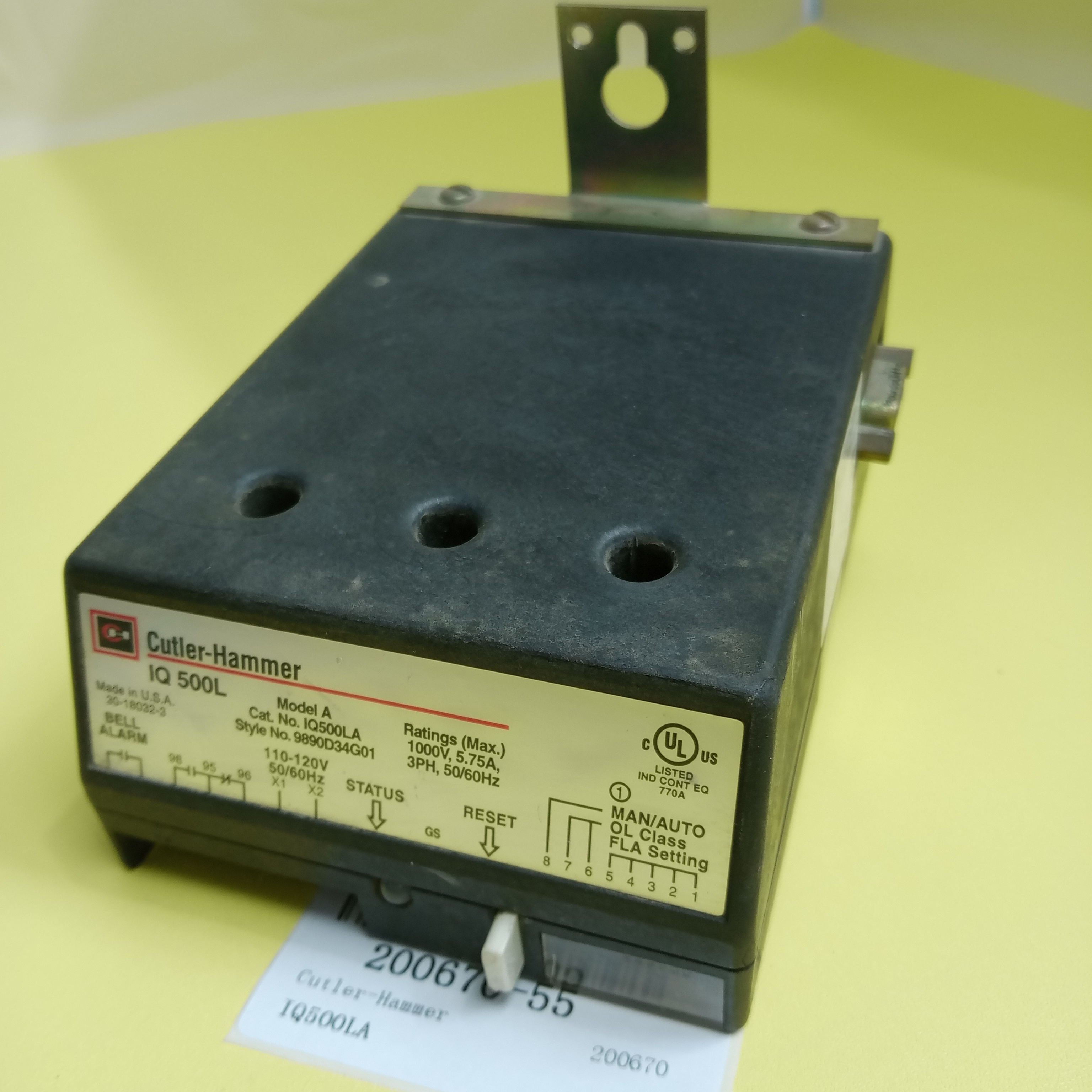 Cutler-Hammer Relay IQ500LA