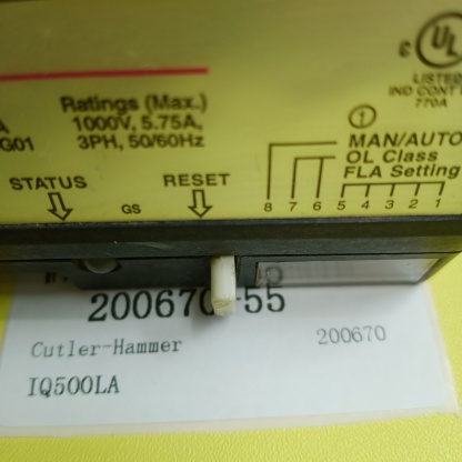 Cutler-Hammer Relay IQ500LA