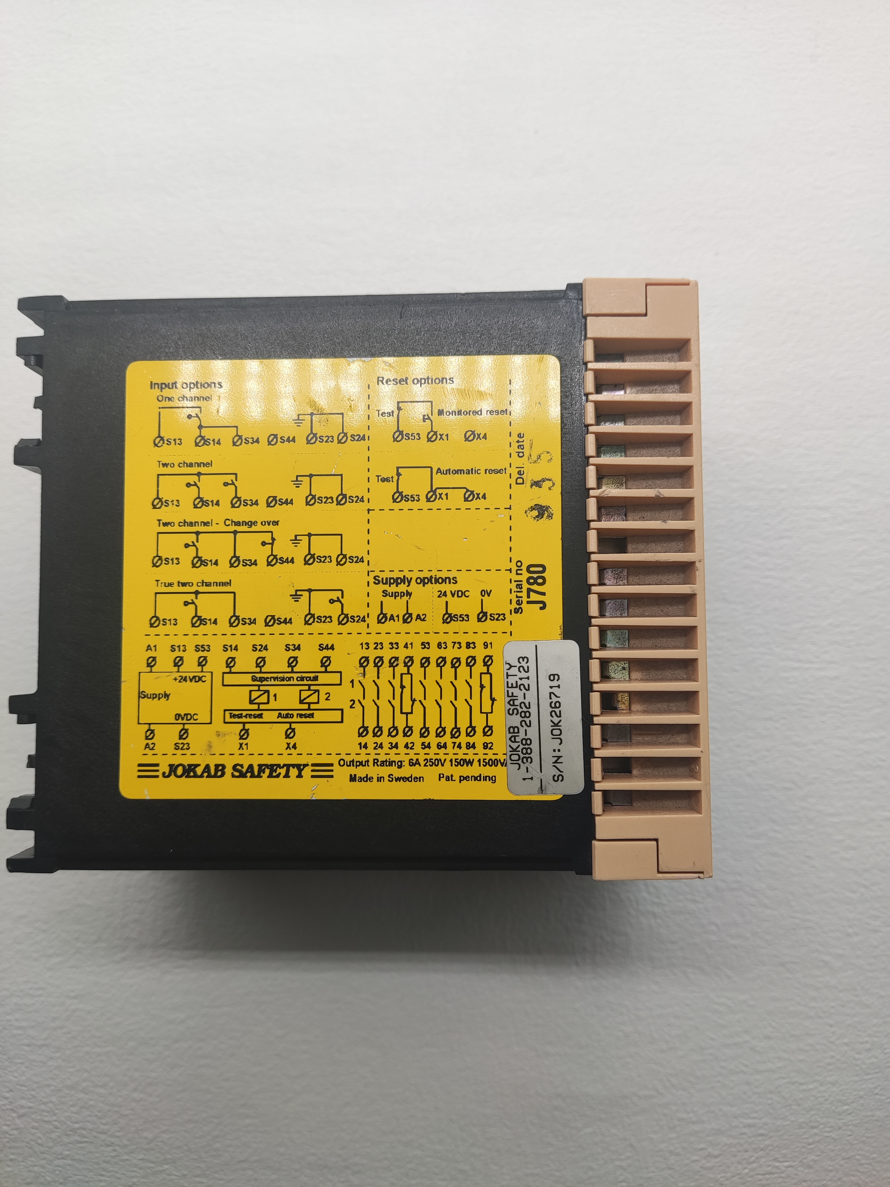 JOKAB Safety Relay JSBRT11 24VDC