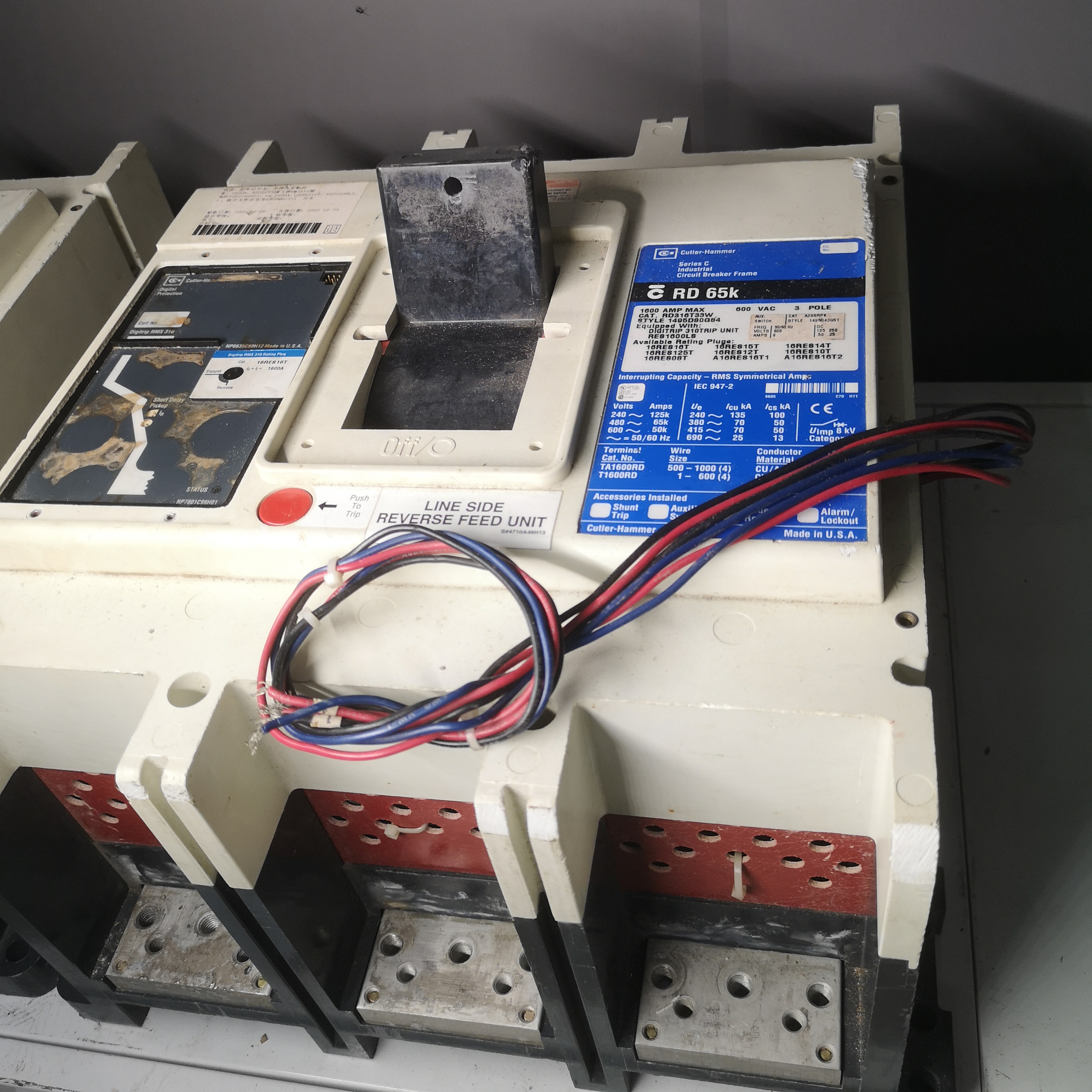 Cutler-Hammer Circuit Breaker RD316T33W
