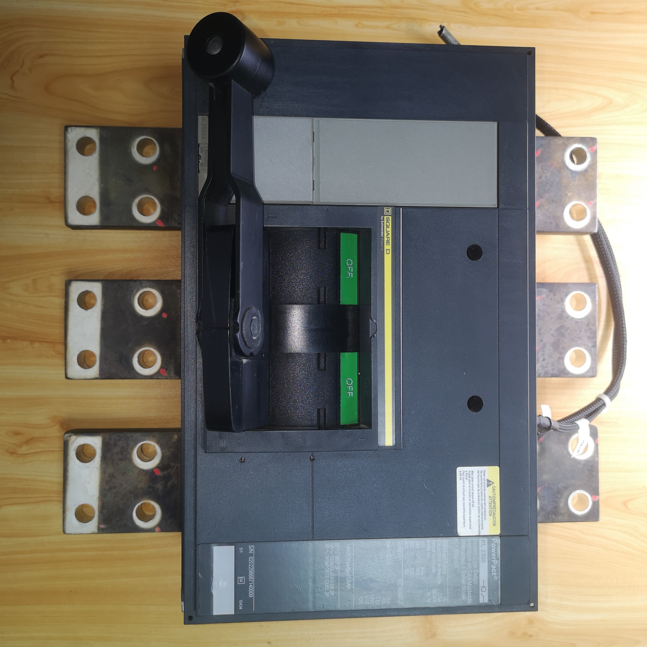 SQUARE D Circuit Breaker RLF36000S25