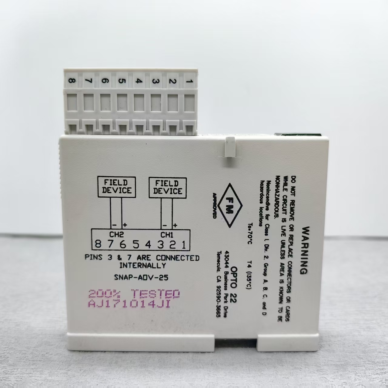 OPTO 22 Module SNAP-AOV-25