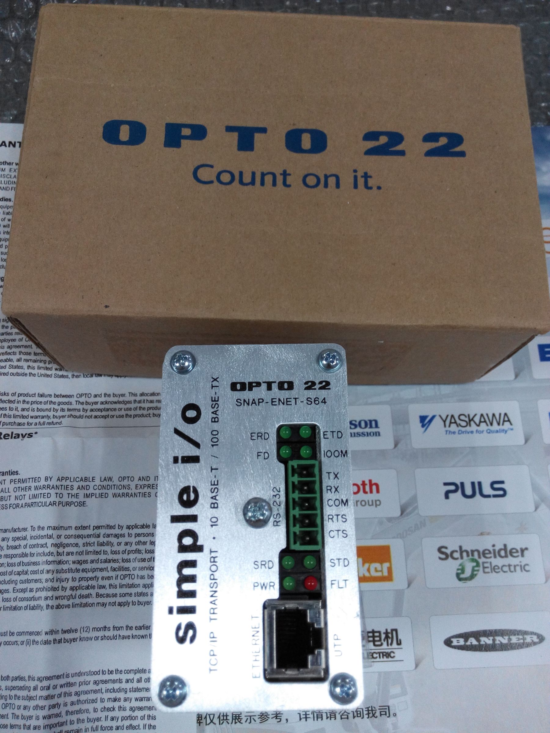 OPTO 22 Module SNAP-ENET-S64 4372-09