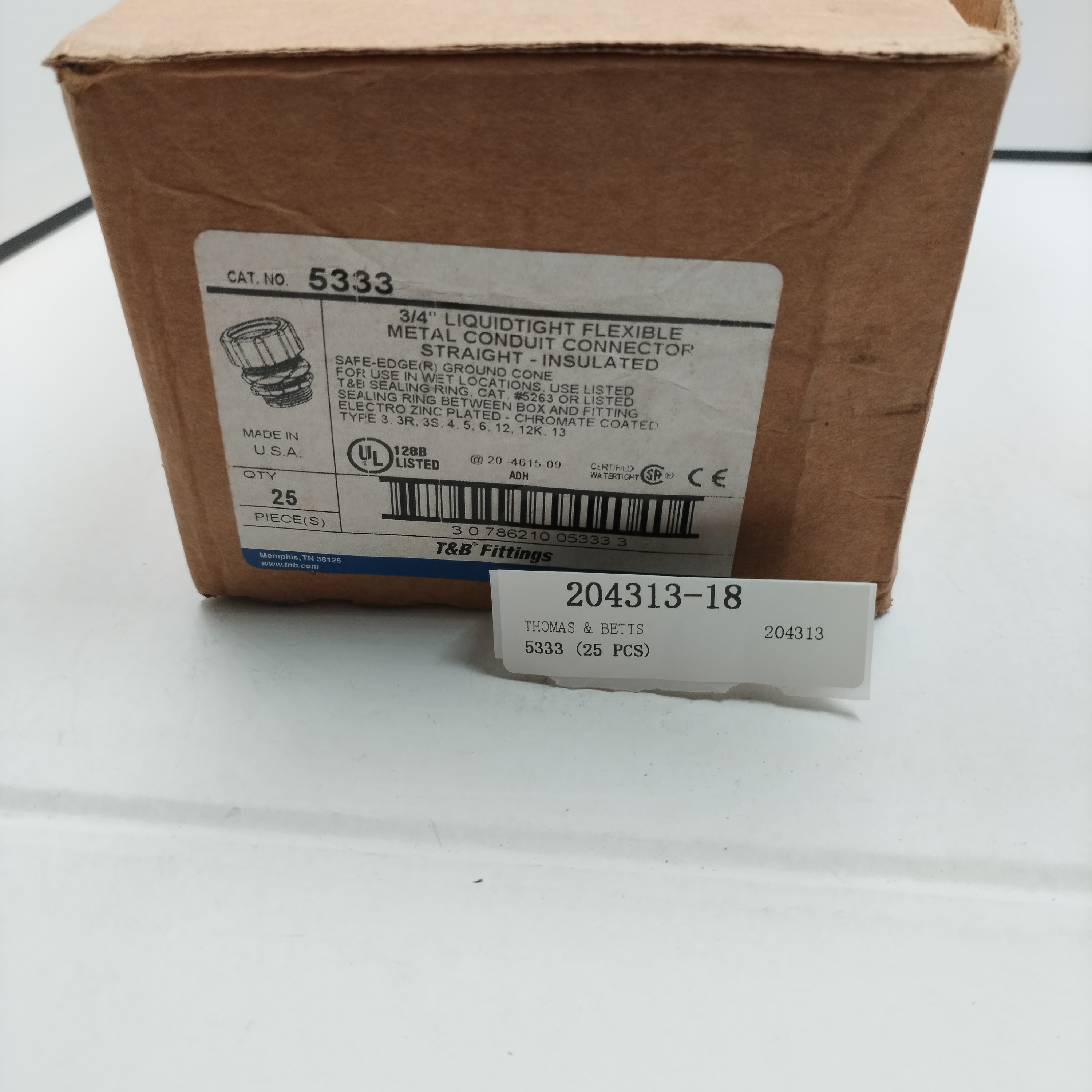 THOMAS & BETTS Conduit Fitting 5333 (25 PCS)