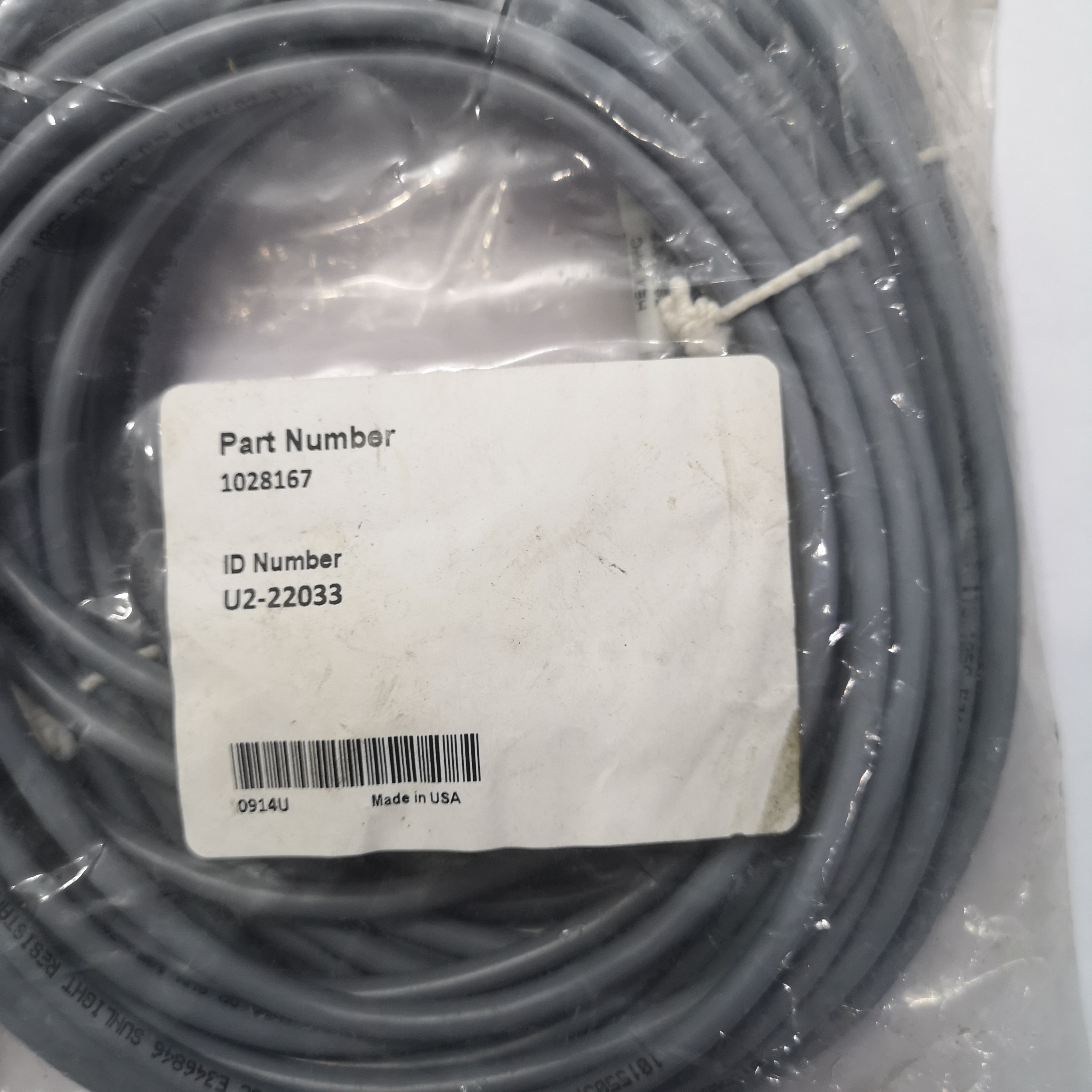 Turck U2-22033 1028167 Cable New