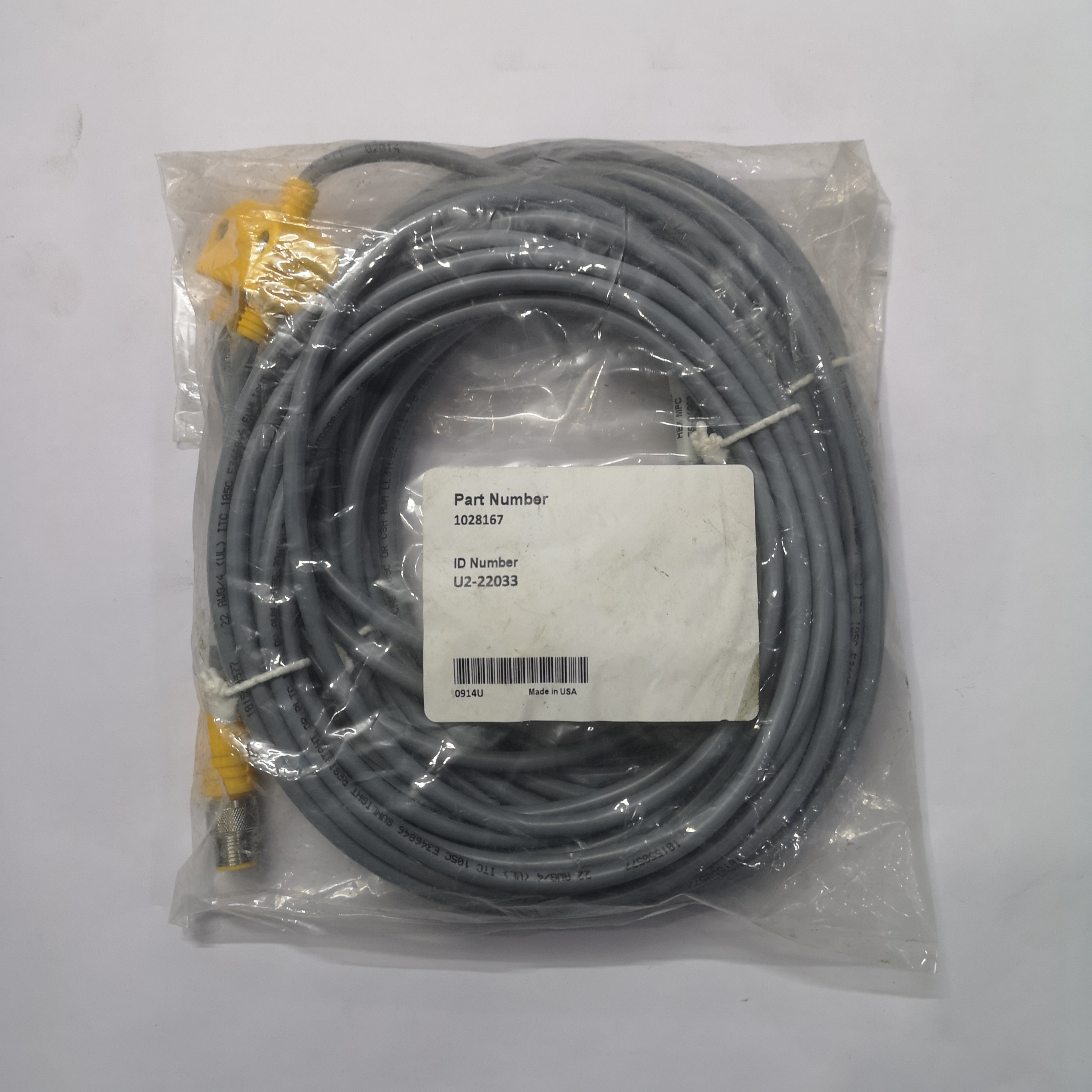 Turck U2-22033 1028167 Cable New