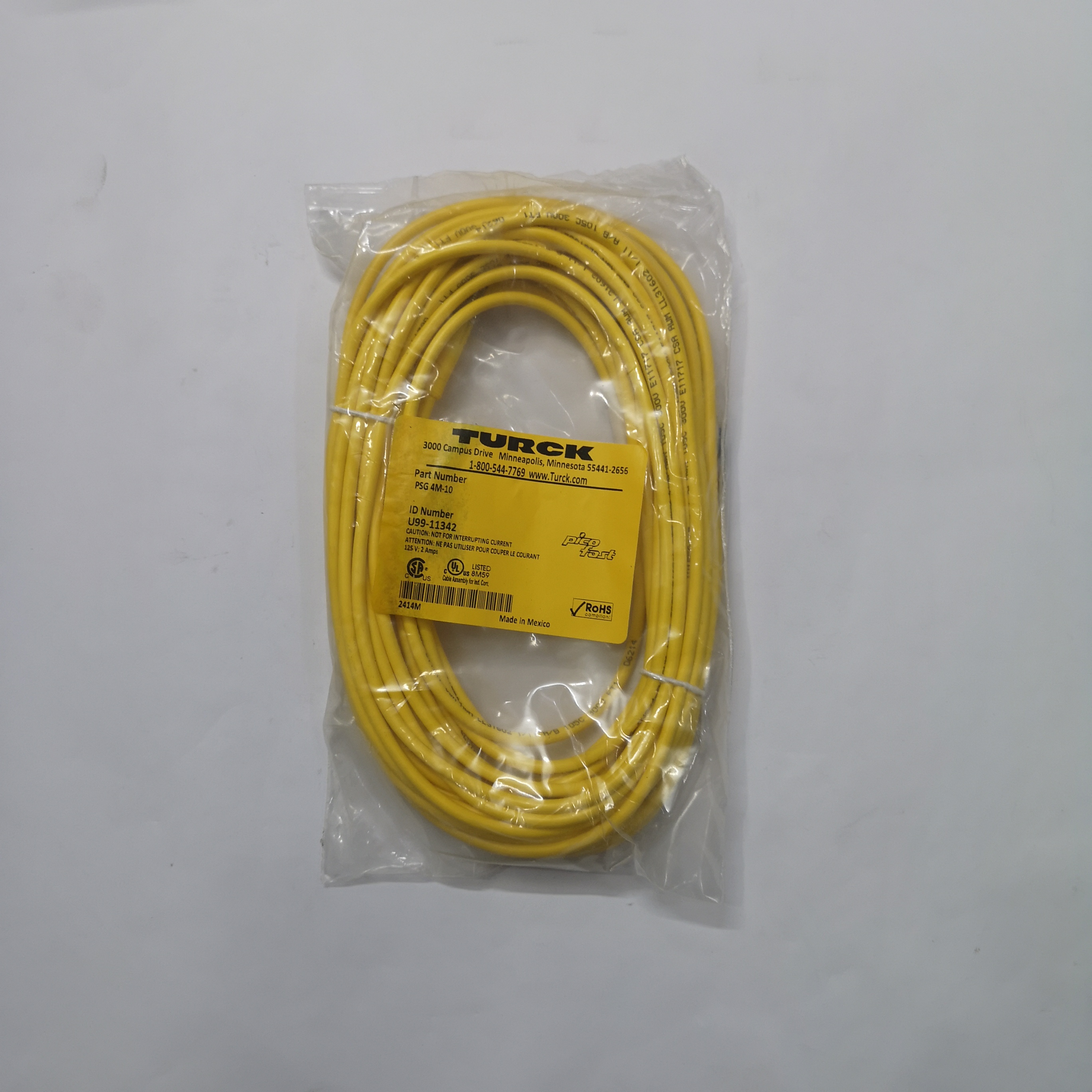 Turck Cable U99-11342 PSG 4M-10