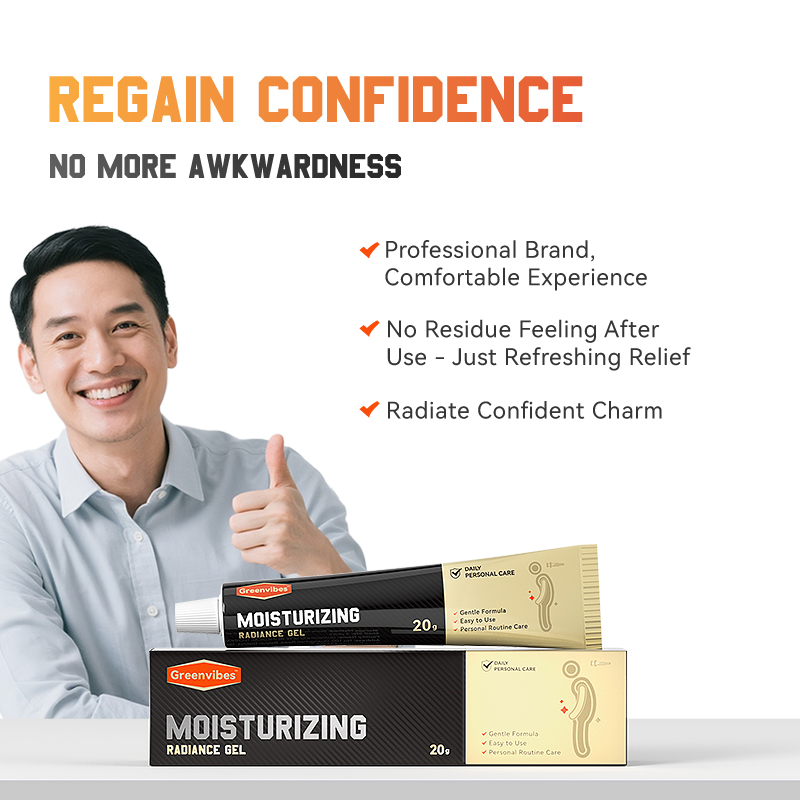 GreenVibes 1 Moisturizing massage gel, made with naturalingredients, gentle and non-irritating