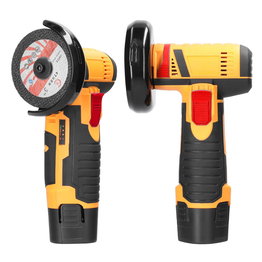 Angle Grinder 12V 19500RPM Mini Angle Grinder Handheld Electric Grinder Machine