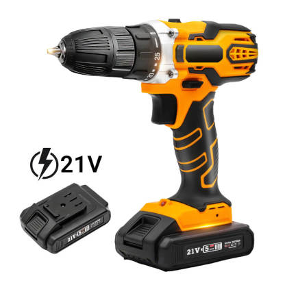Cordless 21V Drill Driver 25+1 Torque Setting Various 3/8" Keyless Chuck Power Tool