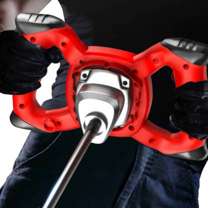 Cement Mixer 2100W ElectricConcrete Mixer with 6 Speed110V Handheld Mud Mixer
