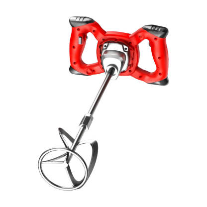 Cement Mixer 2100W ElectricConcrete Mixer with 6 Speed110V Handheld Mud Mixer
