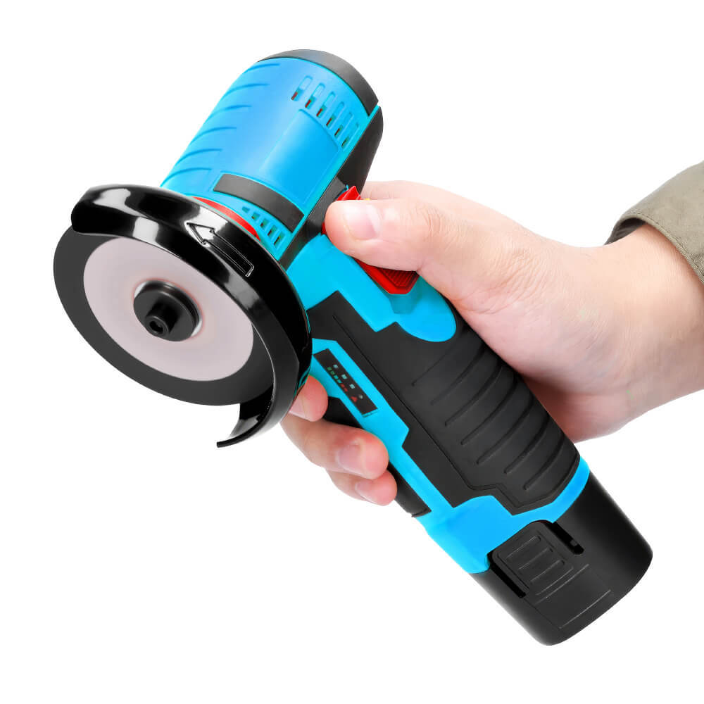 Angle Grinder 12V 19500RPM Mini Angle Grinder Handheld Electric Grinder Machine