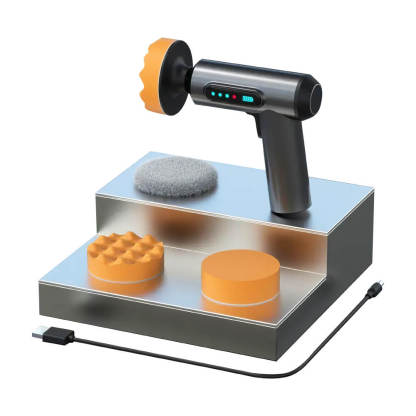 Car Buffer Sander Cordless Car Scratch Remover Polisher Kit with Indicator Light