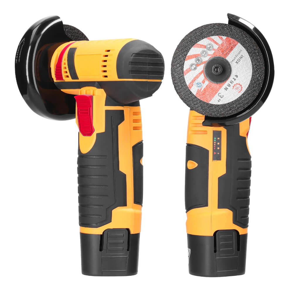 Angle Grinder 12V 19500RPM Mini Angle Grinder Handheld Electric Grinder Machine