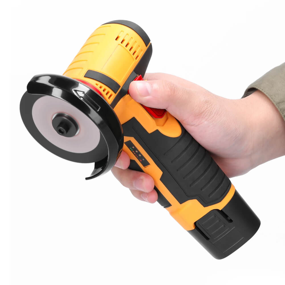 Angle Grinder 12V 19500RPM Mini Angle Grinder Handheld Electric Grinder Machine