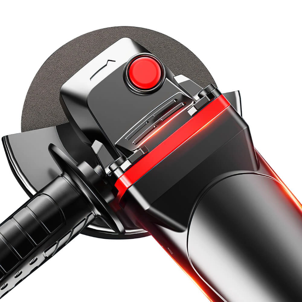 Angle Grinder 6 Speeds with Accessory Set for Metal and Stone Grinding