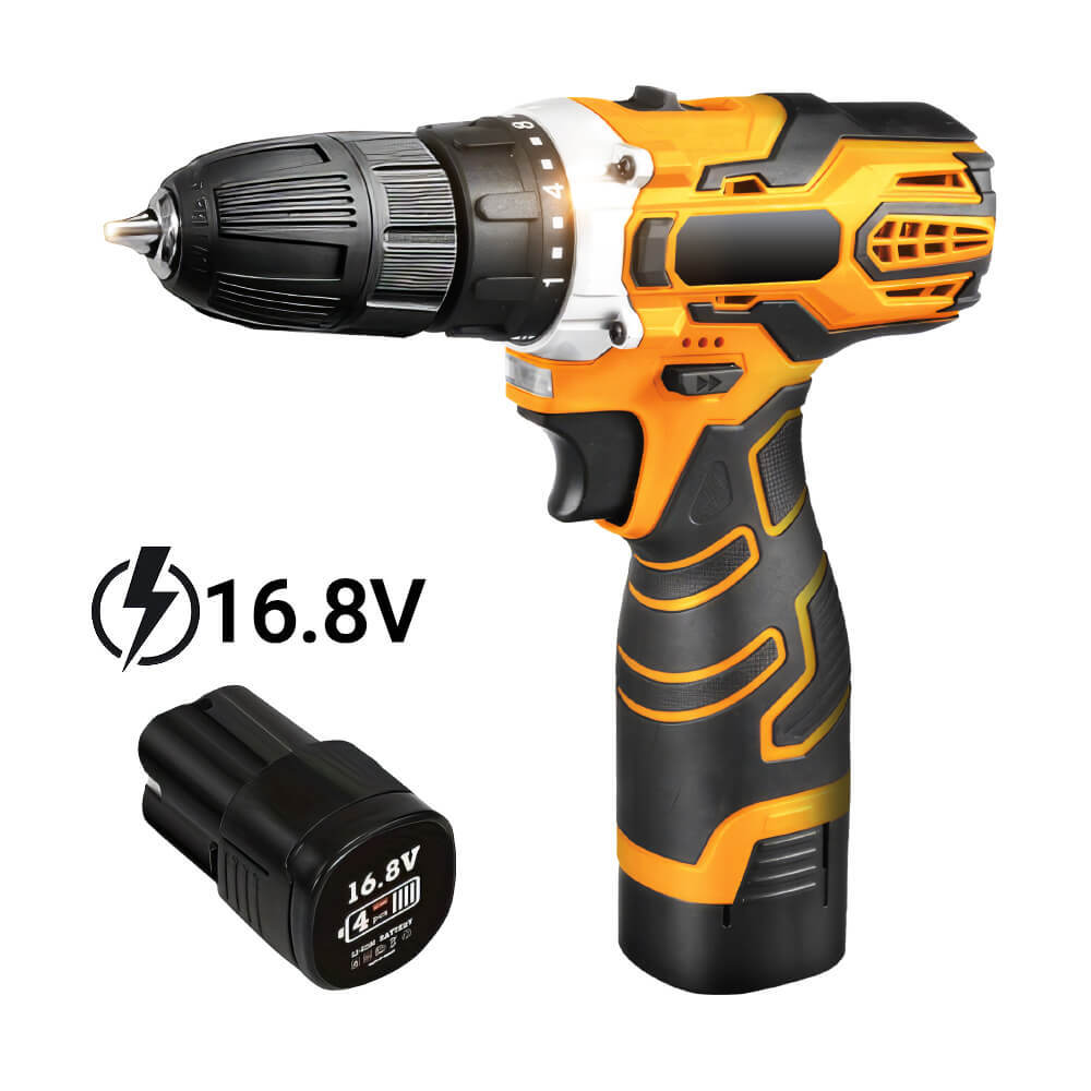 Cordless 21V Drill Driver 25+1 Torque Setting Various 3/8" Keyless Chuck Power Tool