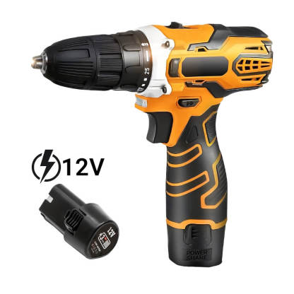 Cordless 21V Drill Driver 25+1 Torque Setting Various 3/8" Keyless Chuck Power Tool