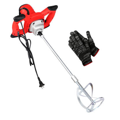 Cement Mixer 2100W ElectricConcrete Mixer with 6 Speed110V Handheld Mud Mixer