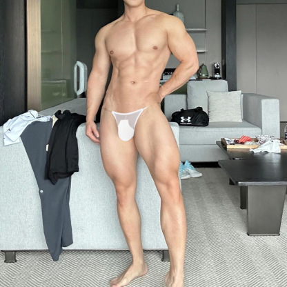 Sexy High-Cut Transparent  Briefs