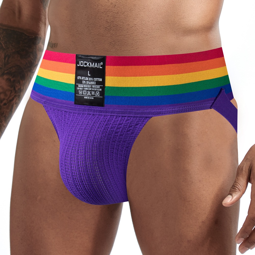 Rainbow Pride Jockstrap – Sexy Gay Underwear |   Bulge Enhancing Support