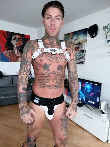 Rebel Camo Lace-Up Jockstrap