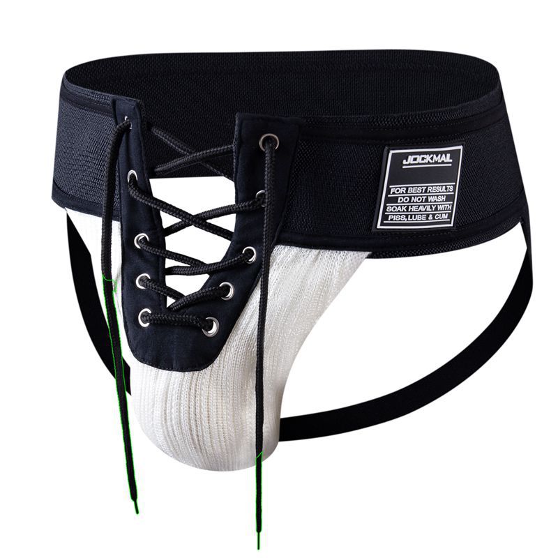 Rebel Camo Lace-Up Jockstrap