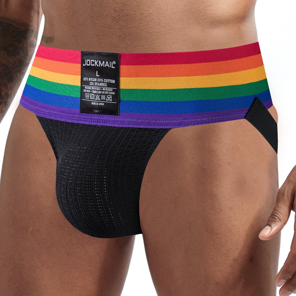 Rainbow Pride Jockstrap – Sexy Gay Underwear |   Bulge Enhancing Support