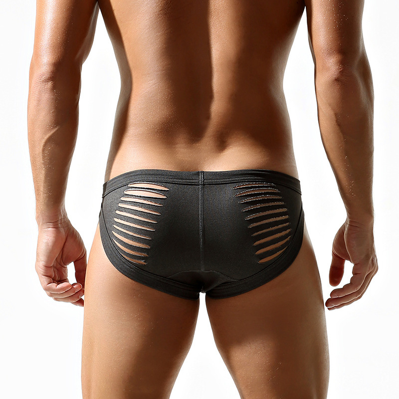 Sexy See-Through Men's Underwear | Mesh Cutout Briefs for Nightlife & Gym