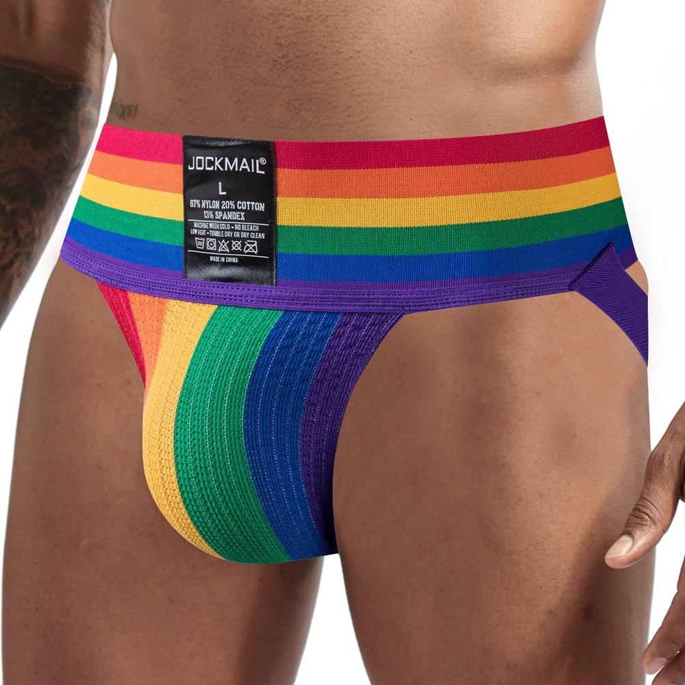 Rainbow Pride Jockstrap – Sexy Gay Underwear |   Bulge Enhancing Support