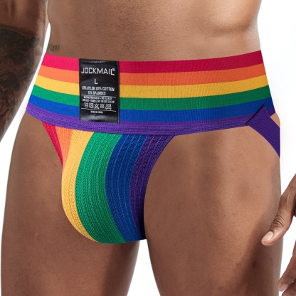 Rainbow Pride Jockstrap – Sexy Gay Underwear |   Bulge Enhancing Support