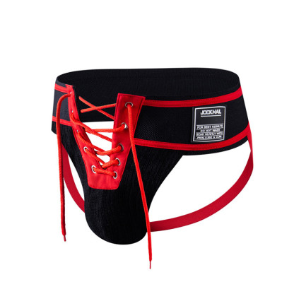 Rebel Camo Lace-Up Jockstrap