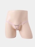 Men's Sexy Hoop Beads Low Rise Thong