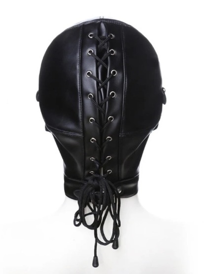 Adult Leather Bondage Headgear harness
