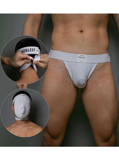 PEACHBUMX Dual Pleasure Jock – Mask Me, Daddy