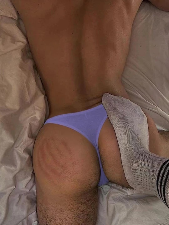 Modal Sexy Solid Low Waist Thong