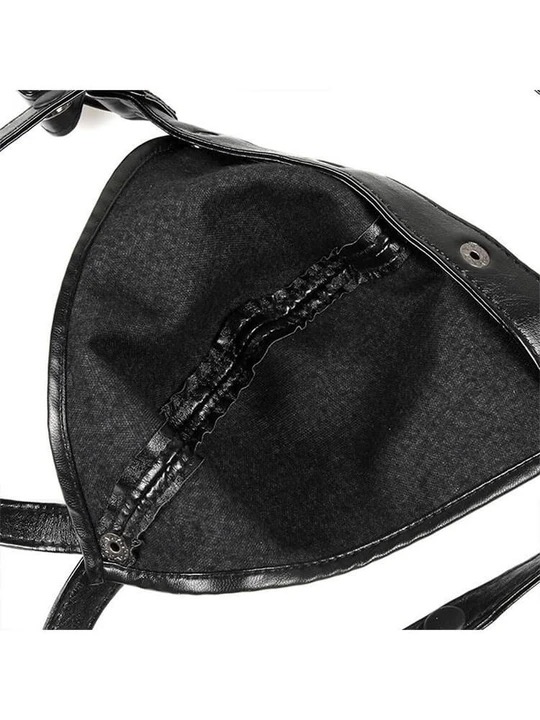 SM Sexy Leather Bandage Thong