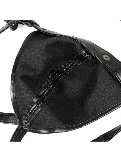 SM Sexy Leather Bandage Thong