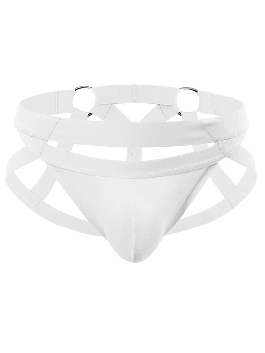 Men's Metal Ring Thong